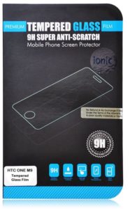 1. Ionic Pro HTC One M9 Tempered Glass Screen Protector