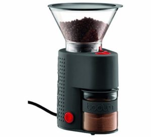 10. Bodum Bistro Electric Burr Coffee Grinder