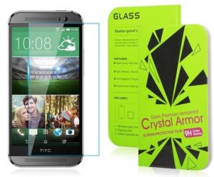 10. Crystal Armor HTC One M9 Screen Protector Crystal Clear