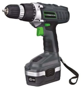 10. Genesis GCD18BK Cordless Drill Kit