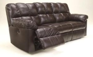 10. Kennard Chocolate Reclining Power Sofa