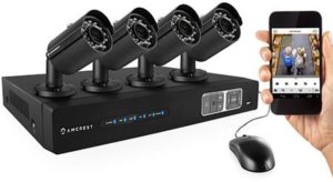 4. Amcrest 720P HD Over Analog (HDCVI) 4CH Video Security System