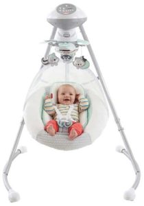 9. Fisher-Price Moonlight Meadow Deluxe Cradle 'n Swing